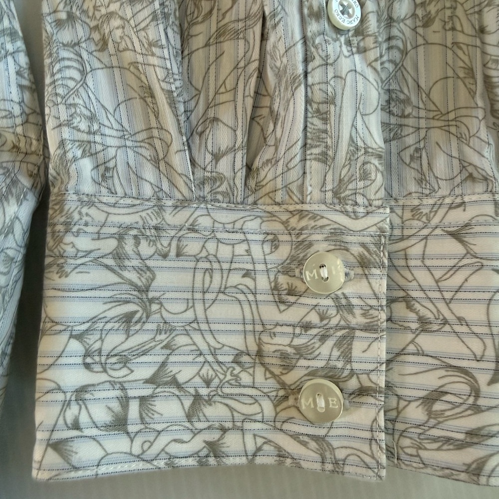 Marc Ecko Cut Sew Button Up Long Sleeve Mens XXL Women’s Graphic Print - Picture 8 of 14